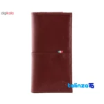 Baraz Leather Gift Set for Men - Top view showing package opening