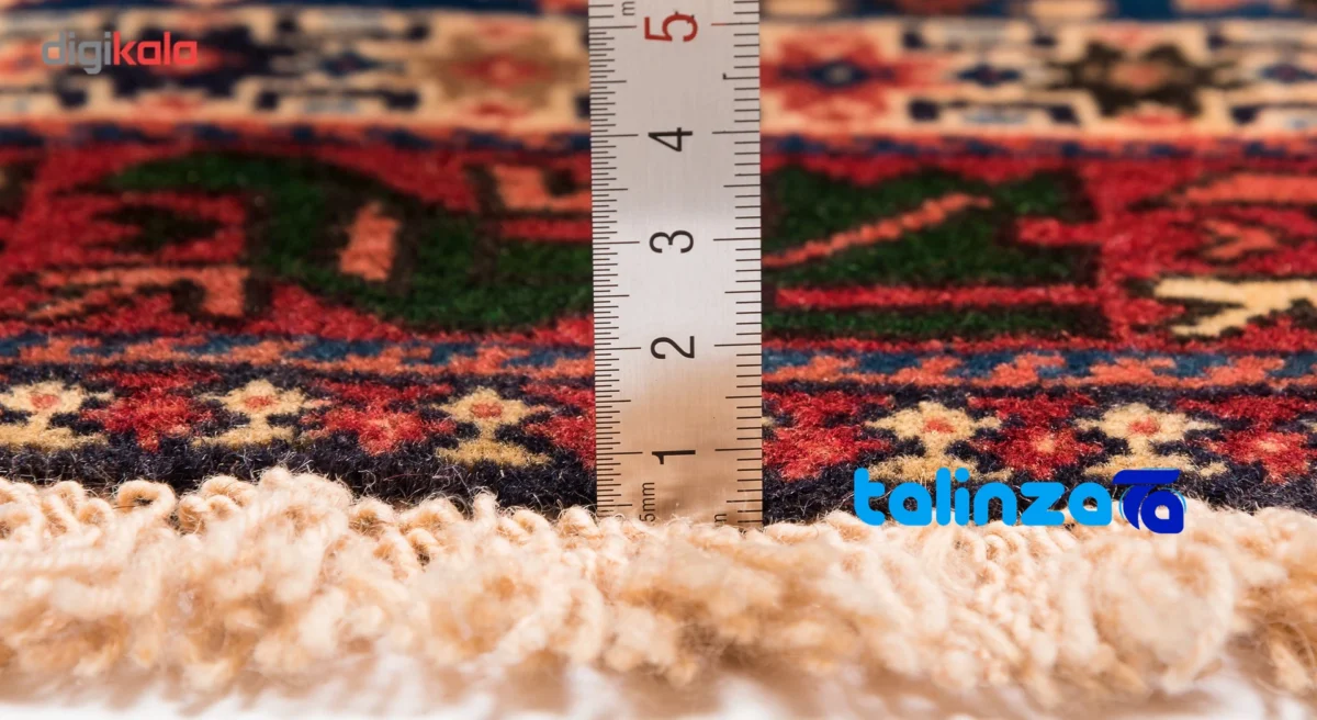 C Persia Handwoven Carpet Unique Design floor placement example (Room setting)