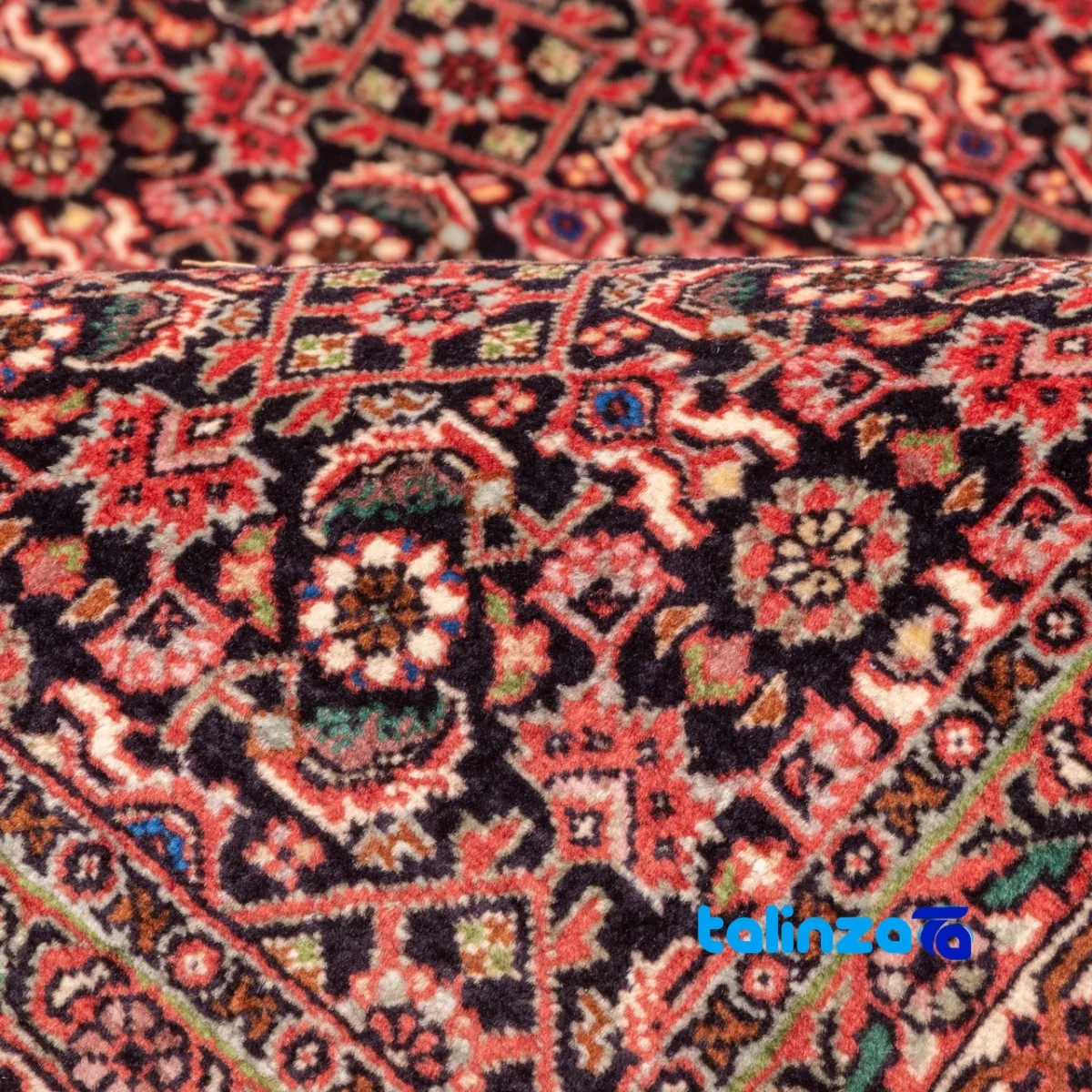 In-room view of Si Persia Handwoven Carpet Elegant Design room styling and scale