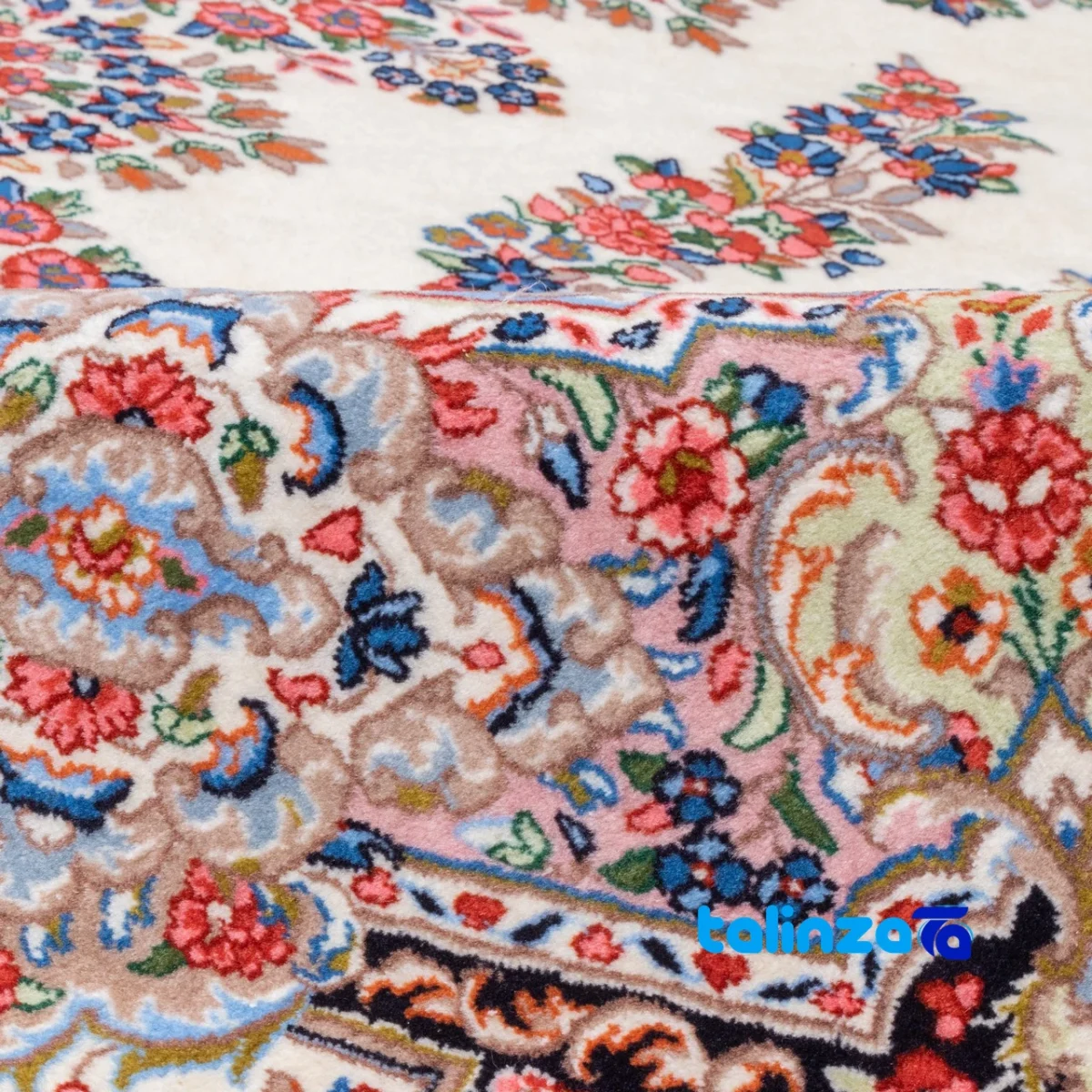 C Persia Handwoven Rug Elegant Design - Room setting showing floor placement example