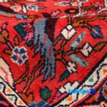 Persia Handwoven Carpet Red 125 x 82 - Room setting showing floor placement example