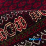 Persia Handwoven Carpet Navy Blue room styling and scale (In-room view)
