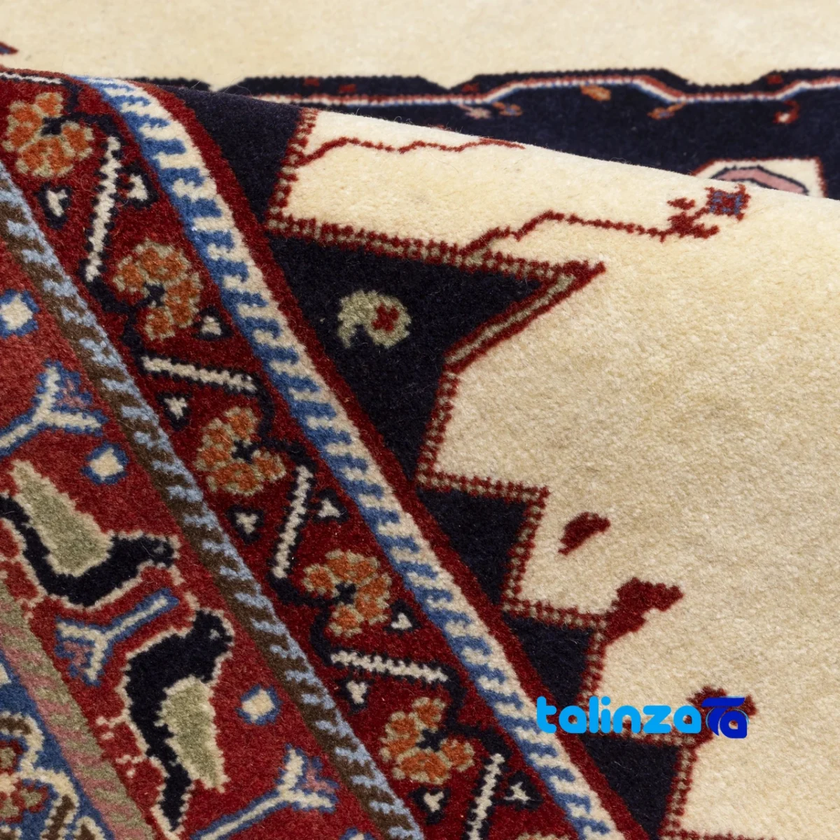 In-room view of Persia Handwoven Carpet Unique Design room styling and scale