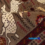 Persia Handwoven Carpet Unique Design - In-room view showing room styling and scale