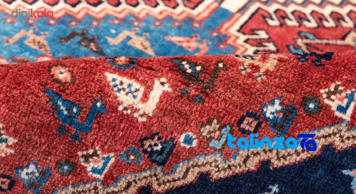 Si Persia Handwoven Carpet Red Elegant Design - In-room view showing room styling and scale