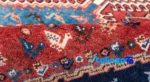 Si Persia Handwoven Carpet Red Elegant Design - In-room view showing room styling and scale