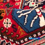 Si Persia Handwoven Runner Rug Luxurious Red - In-room view showing room styling and scale