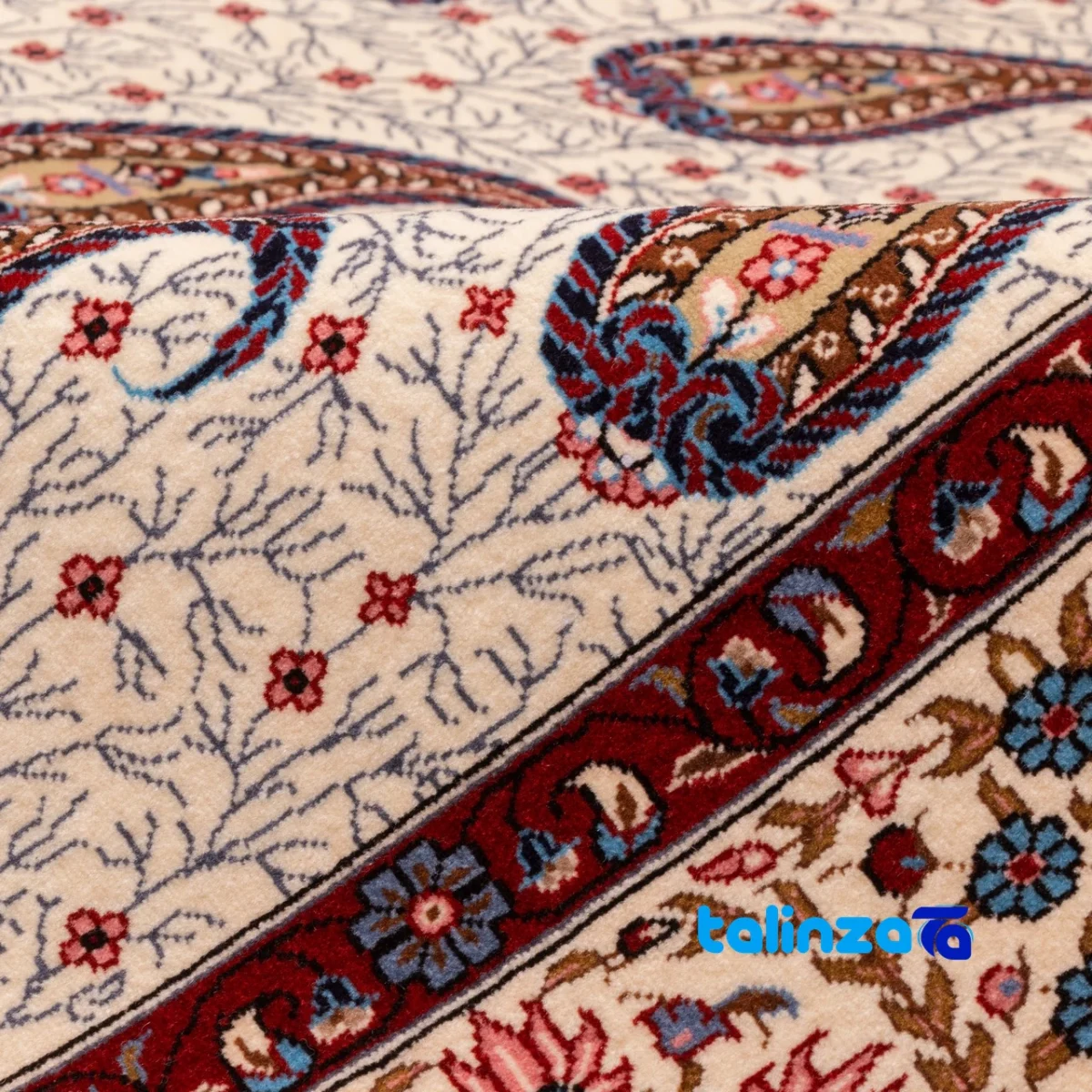C Persia Handwoven Rug Unique Design - Room setting showing floor placement example