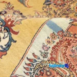 C Persia Handwoven Rug Elegant Floral Design floor placement example (Room setting)