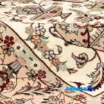 Room setting of C Persia Handwoven Rug Elegant Design floor placement example
