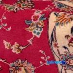 In-room view of Persia Handwoven Carpet Red Luxurious Design room styling and scale