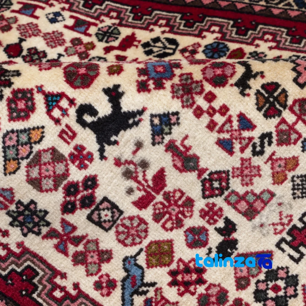 Cypress Persian Handwoven Runner Rug Cream - Room setting showing floor placement example