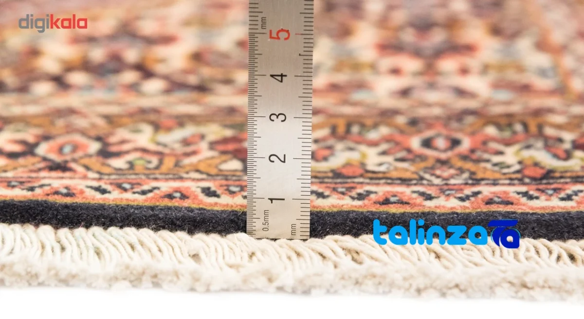Si Persia Handwoven Runner Fish Design Cream - Side view showing profile and structure