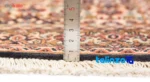 Si Persia Handwoven Runner Fish Design Cream - Side view showing profile and structure