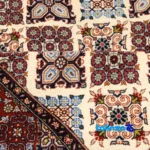 Room setting of Cypress Handwoven Area Rug Elegant Cream Design floor placement example