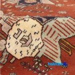 Room setting of Si Persia Handwoven Carpet Rectangular Luxurious Red floor placement example