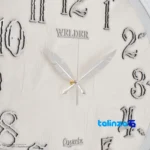 Wilder Quartz Wall Clock Model 646 room decoration context (Lifestyle shot)