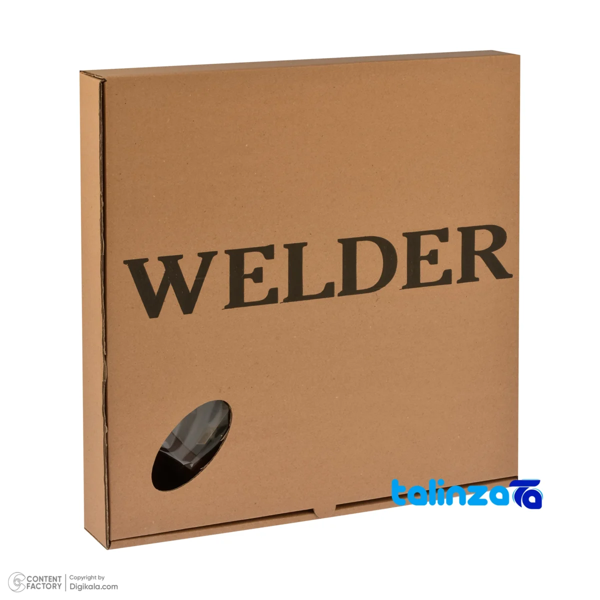 Welder Wall Clock A-605 Stylish Design Quartz styling and size reference (In-room view)
