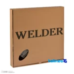 Welder Wall Clock A-605 Stylish Design Quartz styling and size reference (In-room view)