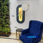 In-room view of Elensy Wall Clock Quartz Model SP003 styling and size reference