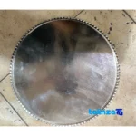 Star Copper Tray with Tin Finish - Side view showing profile and structure