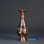 Diamond Cut Copper Vase Set - Elegant Design - Side view showing box profile and sealing