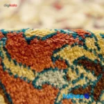 Handwoven Kashan Rug Unique Design - Room setting showing floor placement example