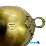 Top view of River Brass Bowl Elegant Design package opening