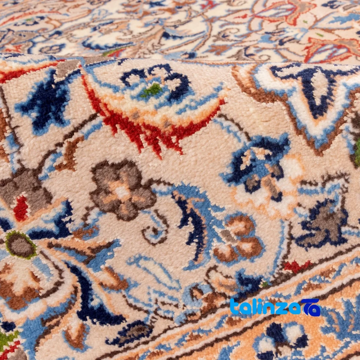C Persia Handwoven Carpet Unique Design floor placement example (Room setting)