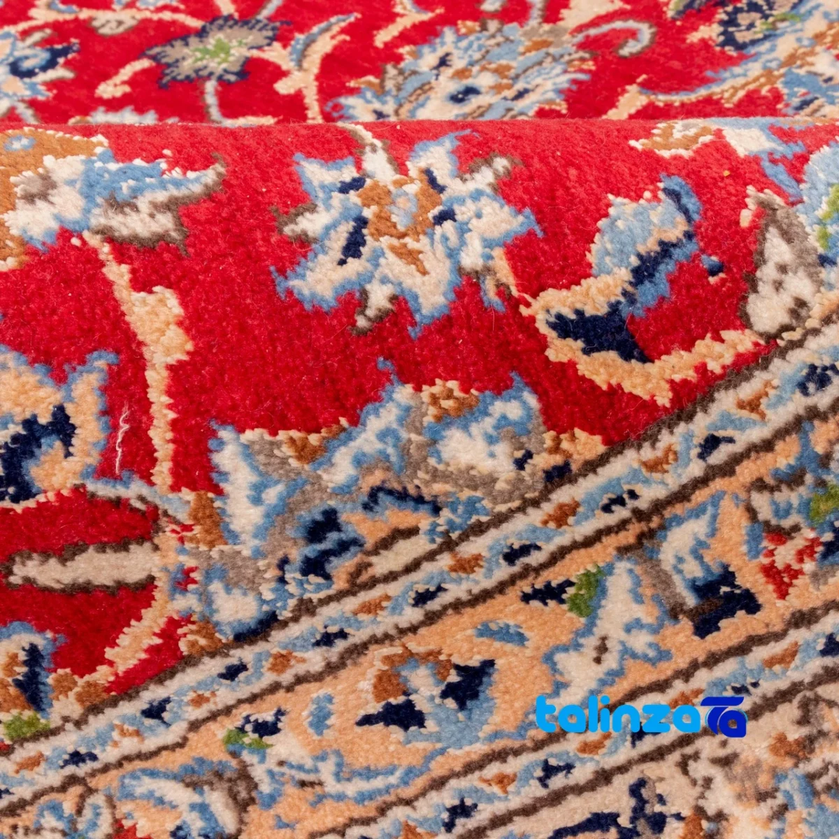 C Persia Handwoven Rug Unique Design - Room setting showing floor placement example