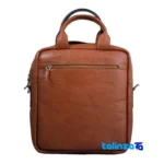 ER-2850 Handmade Leather Shoulder Bag for Men Tehran profile and structure (Side view)