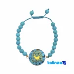 Altin Honar Handmade Jewelry Set Turquoise Gold - Top view showing package opening