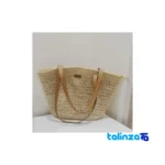 Hani Handmade Women's Shoulder Bag Honey profile and structure (Side view)