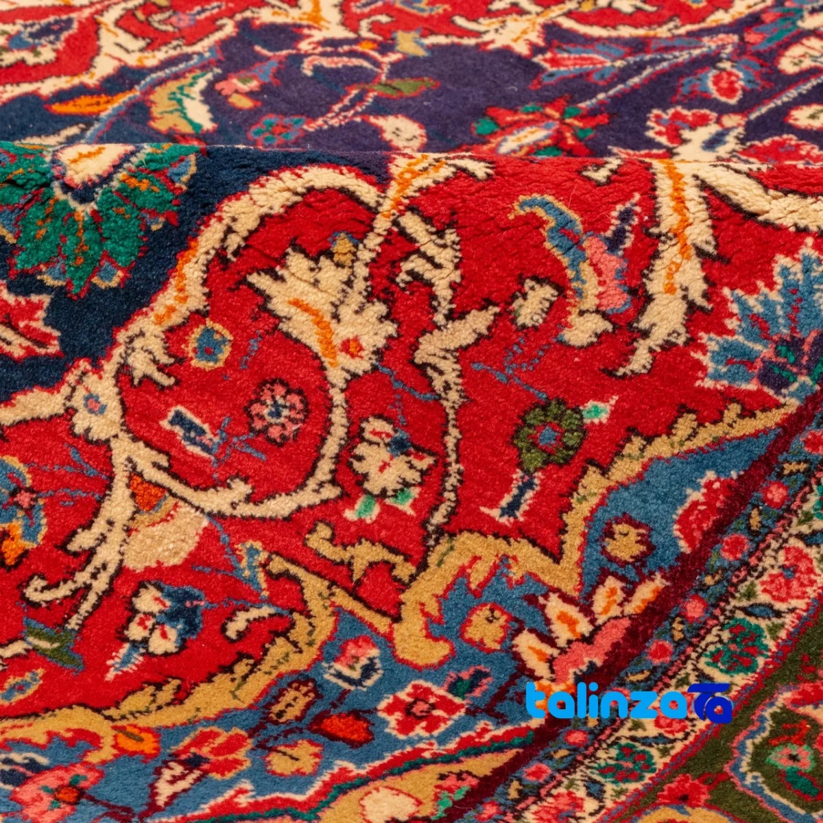 In-room view of C Persia Handwoven Rug Unique Design 304x206x1 cm room styling and scale