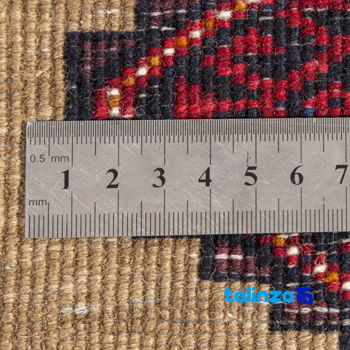 Handwoven Persian Carpet Model Baluch - In-room view showing room styling and scale