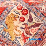 C Persia Handwoven Carpet - Colorful Design - Room setting showing floor placement example