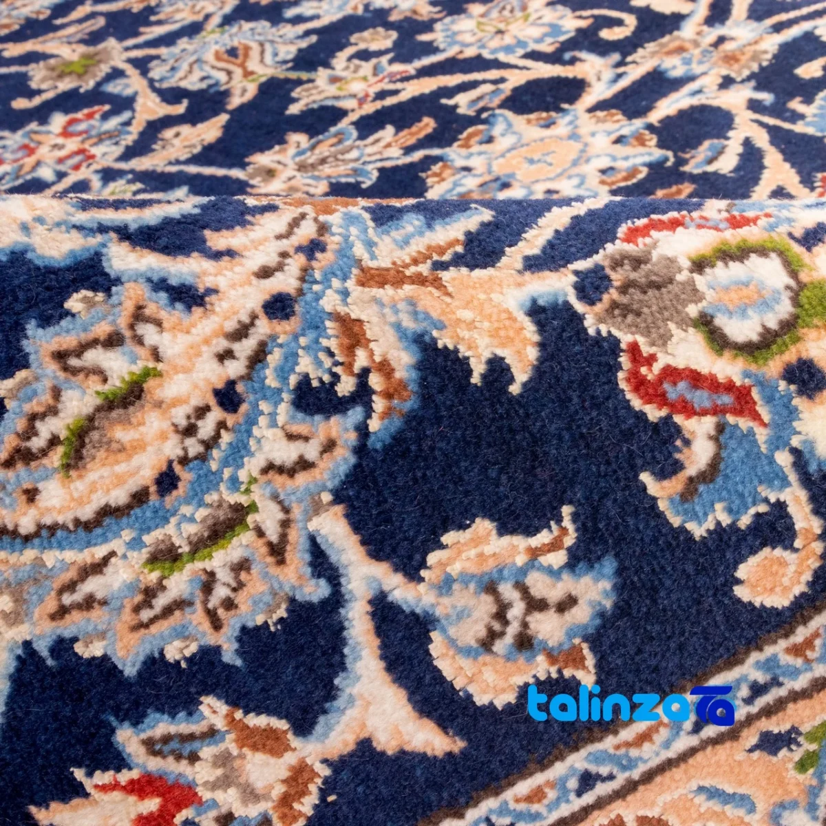C Persia Handwoven Rug Elegant Design room styling and scale (In-room view)