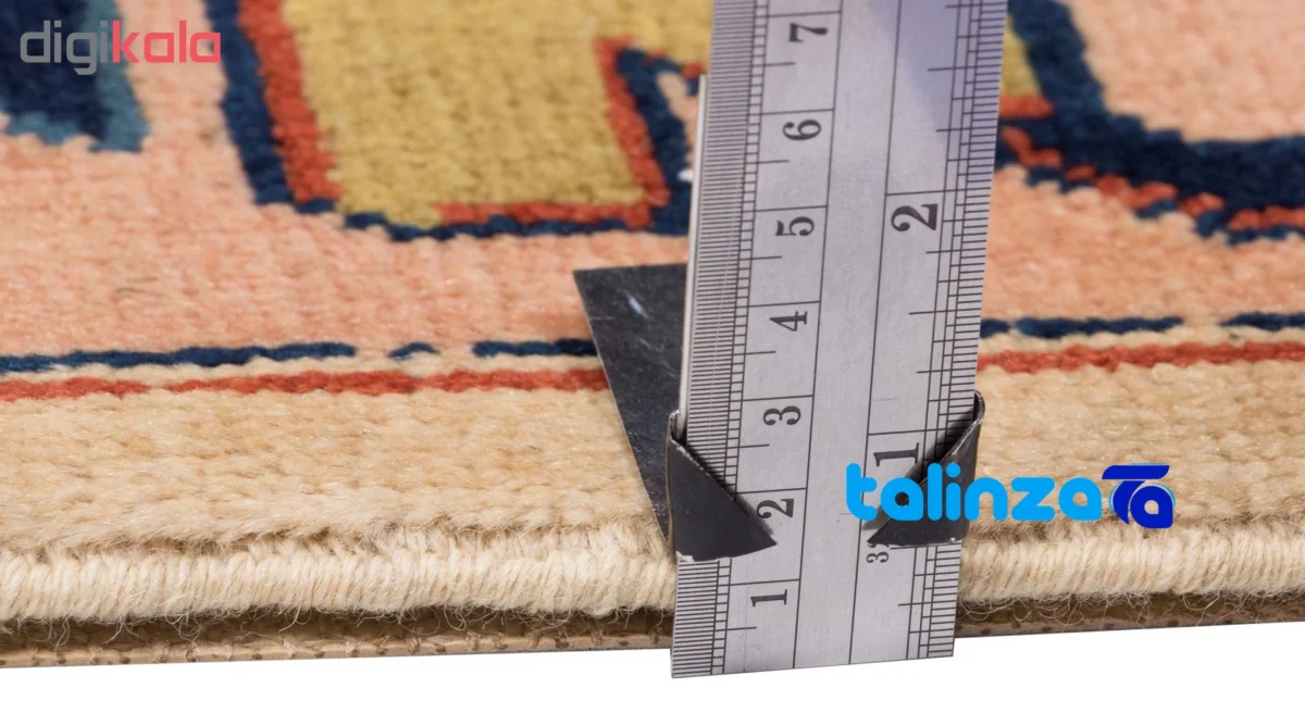Si Persia Handwoven Rug Geometric Design - In-room view showing room styling and scale