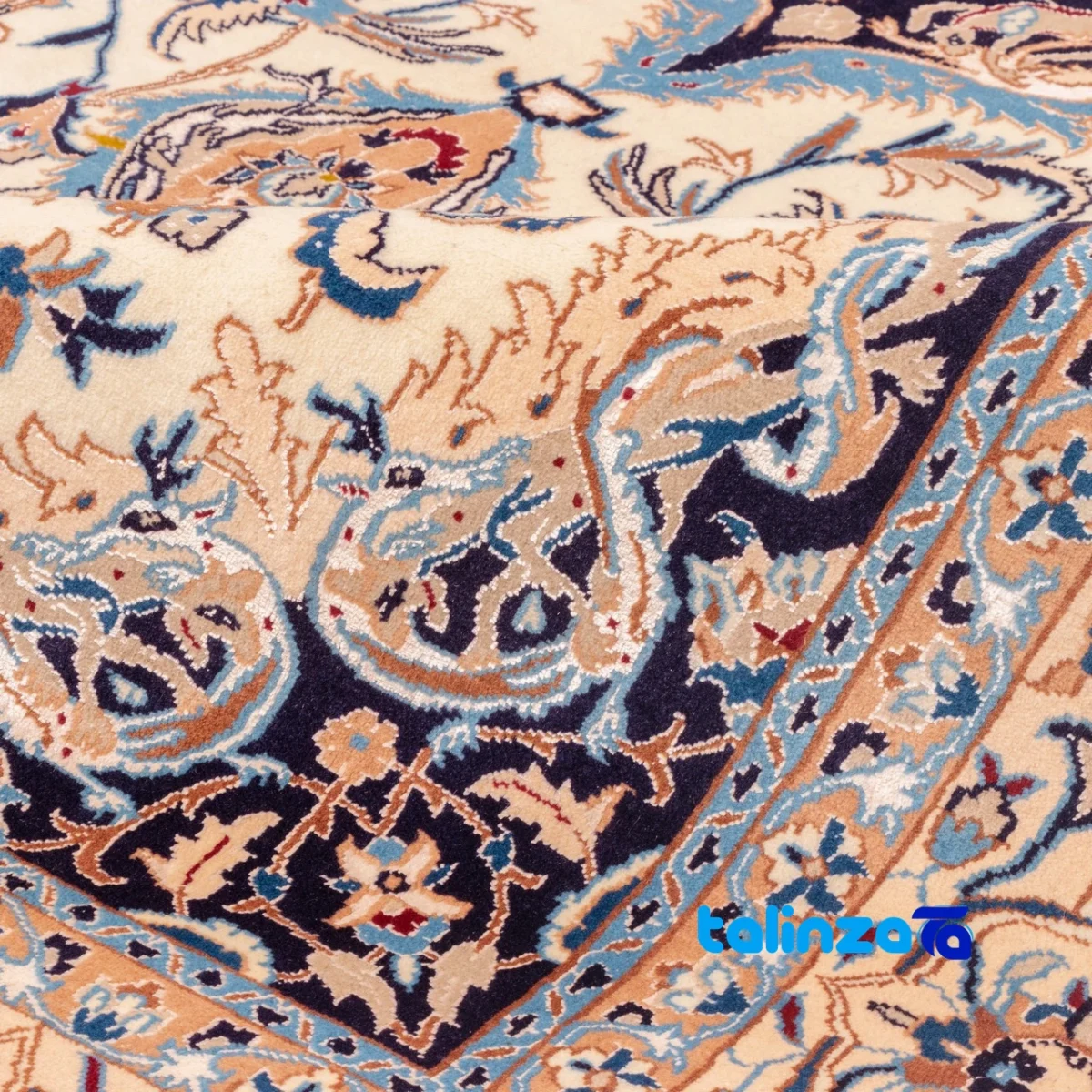 In-room view of Si Persia Handwoven Rug Elegant Design 322 x 207 room styling and scale
