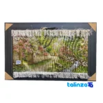 In-room view of Handmade Carpet Wall Art Landscape room styling and scale
