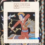 In-room view of C Persia Handwoven Carpet Hunting Scene room styling and scale