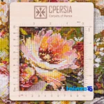 In-room view of C Persia Handwoven Carpet Wall Art Flower Basket room styling and scale