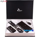 Baraz Leather Gift Set for Men saffron grade and packaging (Front view)