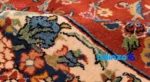 Cypress Handmade Rug Red Luxurious Design 306 x - In-room view showing room styling and scale