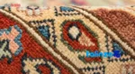 Si Persia Handwoven Carpet Green Design pattern and color tone (Top view)