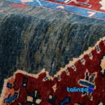Si Persia Handwoven Rug Green - Top view showing pattern and color tone
