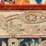 Handwoven Persian Carpet - Traditional Design - Top view showing pattern and color tone