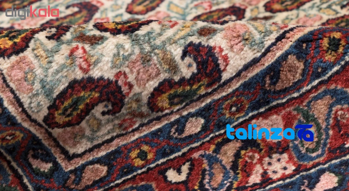 Persia Handwoven Vintage Rug Set - Cream Design pattern and color tone (Top view)