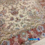 Reza Handwoven Rug Turkmen Design Aliya - Top view showing pattern and color tone
