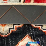 Full spread of Handwoven Carpet Colorful Design overall layout